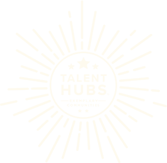 Talent Hubs Logo White
